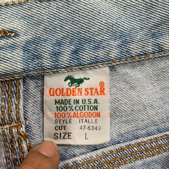 Vintage Golden Star Jeans - Picture 3 of 6